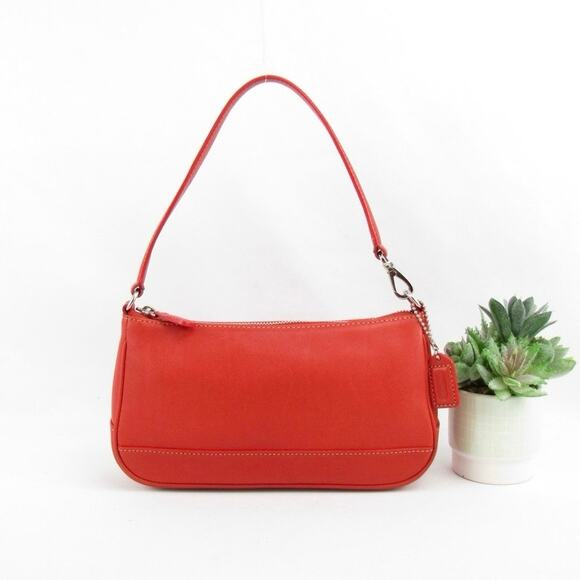 Coach Y2K Vintage Red Leather Demi Bag - Picture 1 of 6
